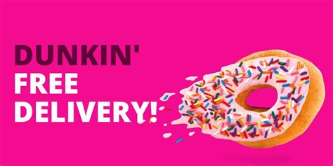 dunkin donuts delivery|dunkin donuts lieferdienst.